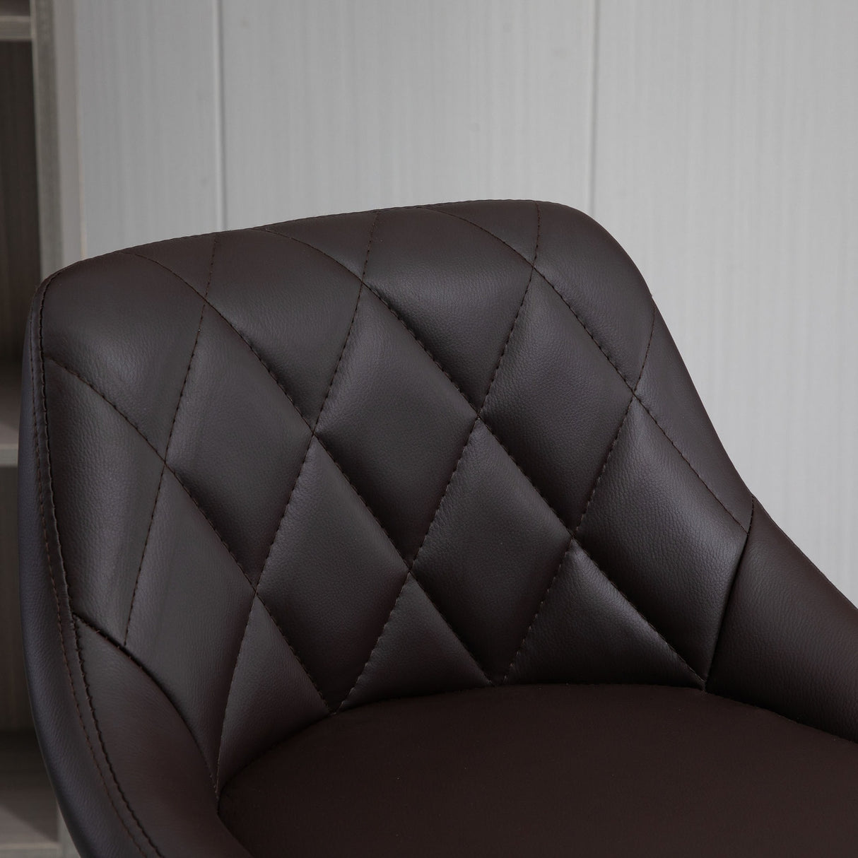 easycomfort easycomfort set 2 sgabelli da bar altezza regolabile con base in metallo e seduta in finta pelle sgabelli moderni con schienale e poggiapiedi 46x48x83 104 cm marrone e nero