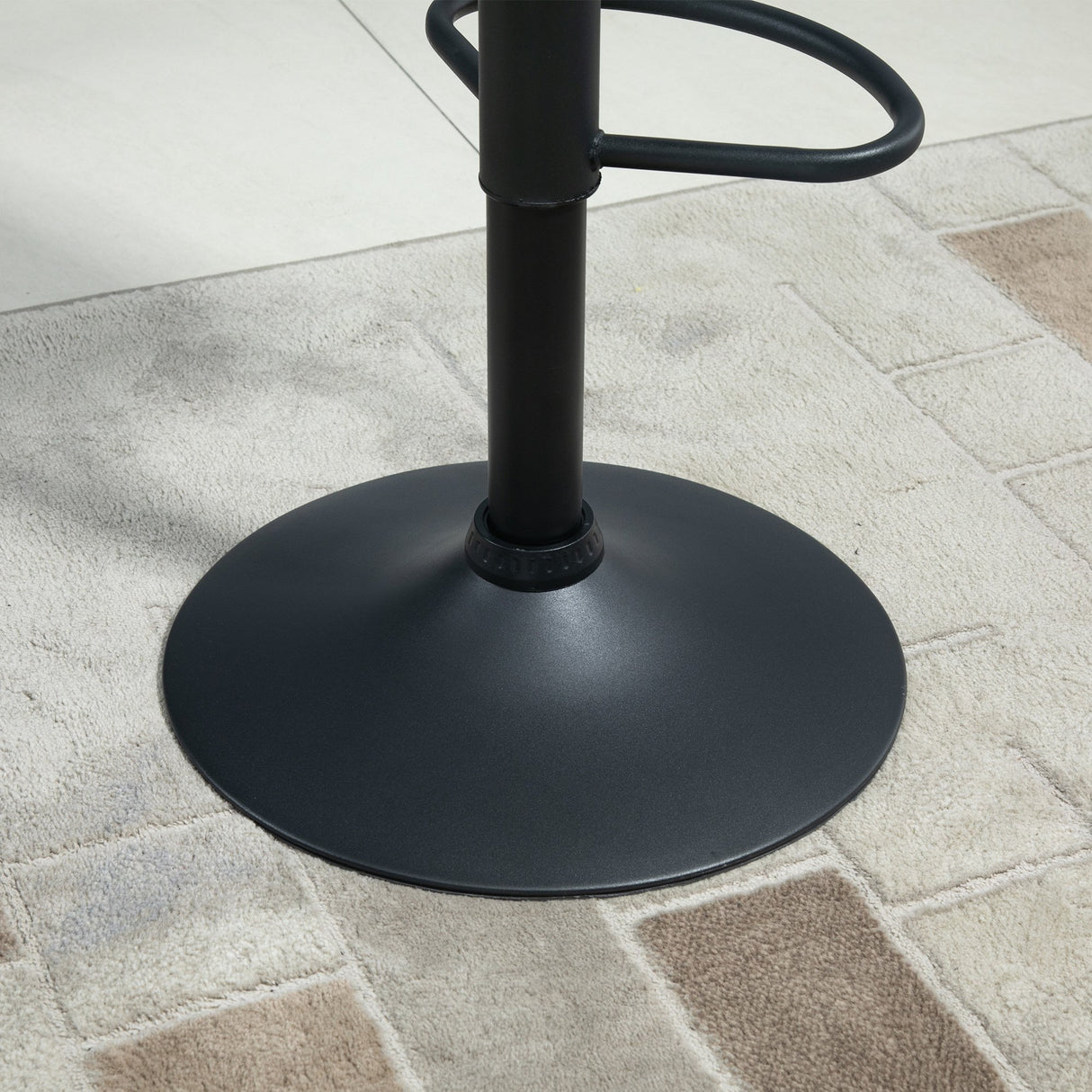 easycomfort easycomfort set 2 sgabelli da bar girevoli con altezza regolabile rivestimento velluto e base rotonda 51 5x57 5x93 114 5cm blu