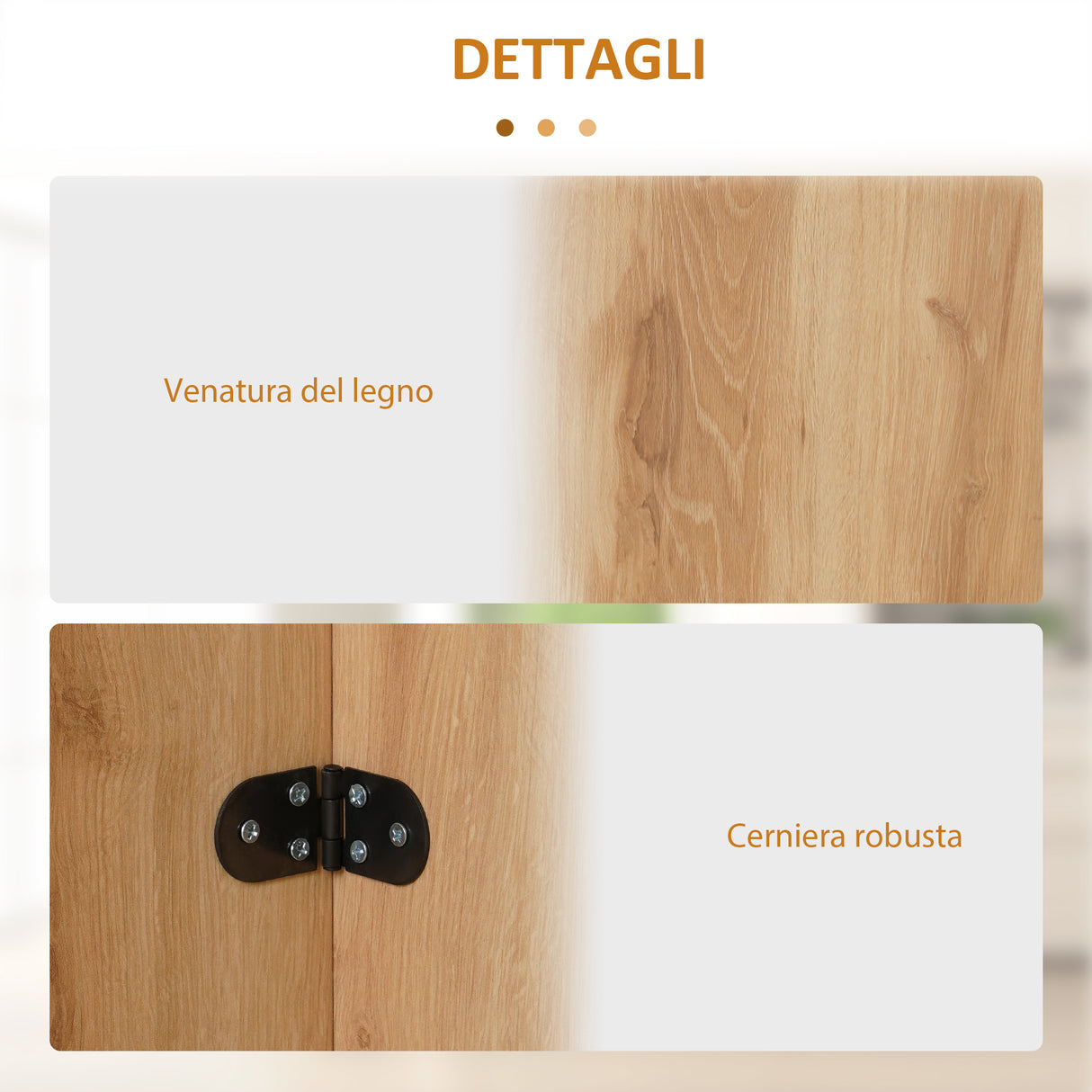 easycomfort easycomfort tavolo da pranzo pieghevole salvaspazio in legno 90x60x74cm quercia