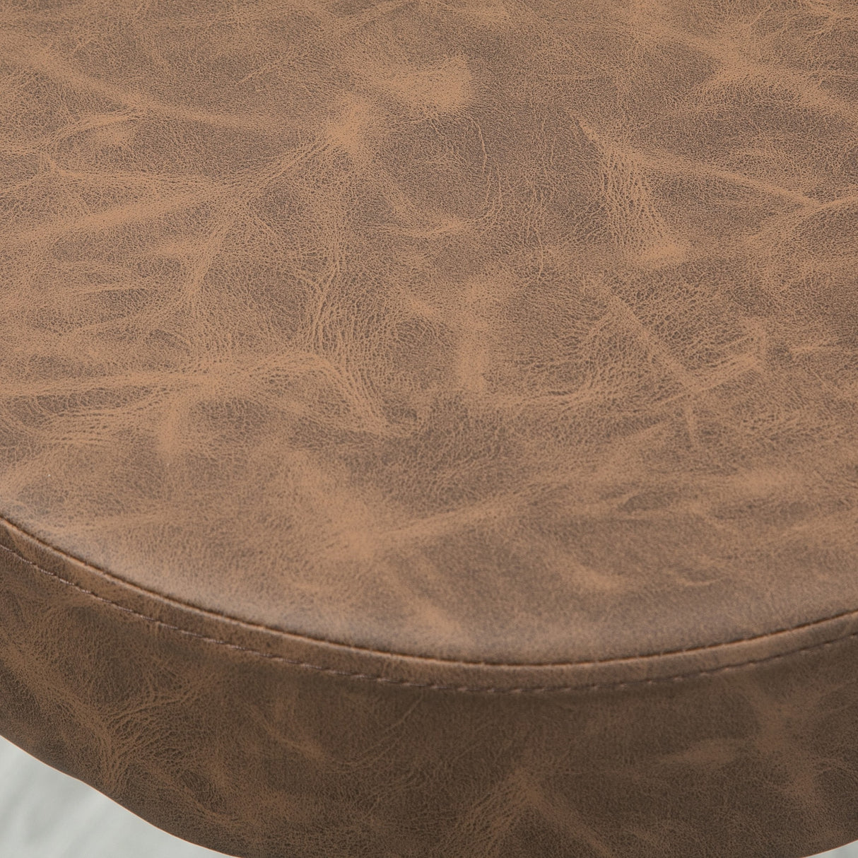 easycomfort easycomfort set 2 sgabelli da bar girevoli con poggiapiedi e altezza regolabile 35x36x64 85cm marrone