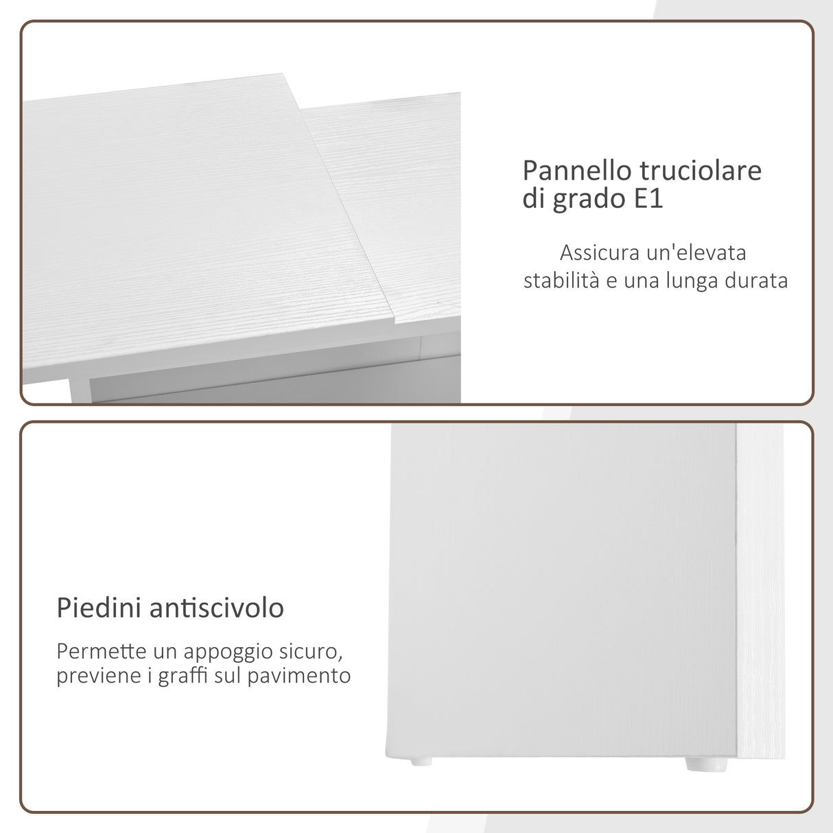 easycomfort easycomfort scrivania angolare con cassetti estraibile e scaffale girevole 360 bianca ean 8054111842532