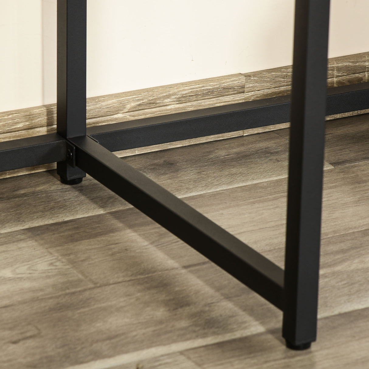 easycomfort easycomfort scrivania doppia con scaffali e mensola per monitor in stile industriale scrivania con libreria salvaspazio per ufficio e studio in metallo e mdf 200x53x100cm nero marrone