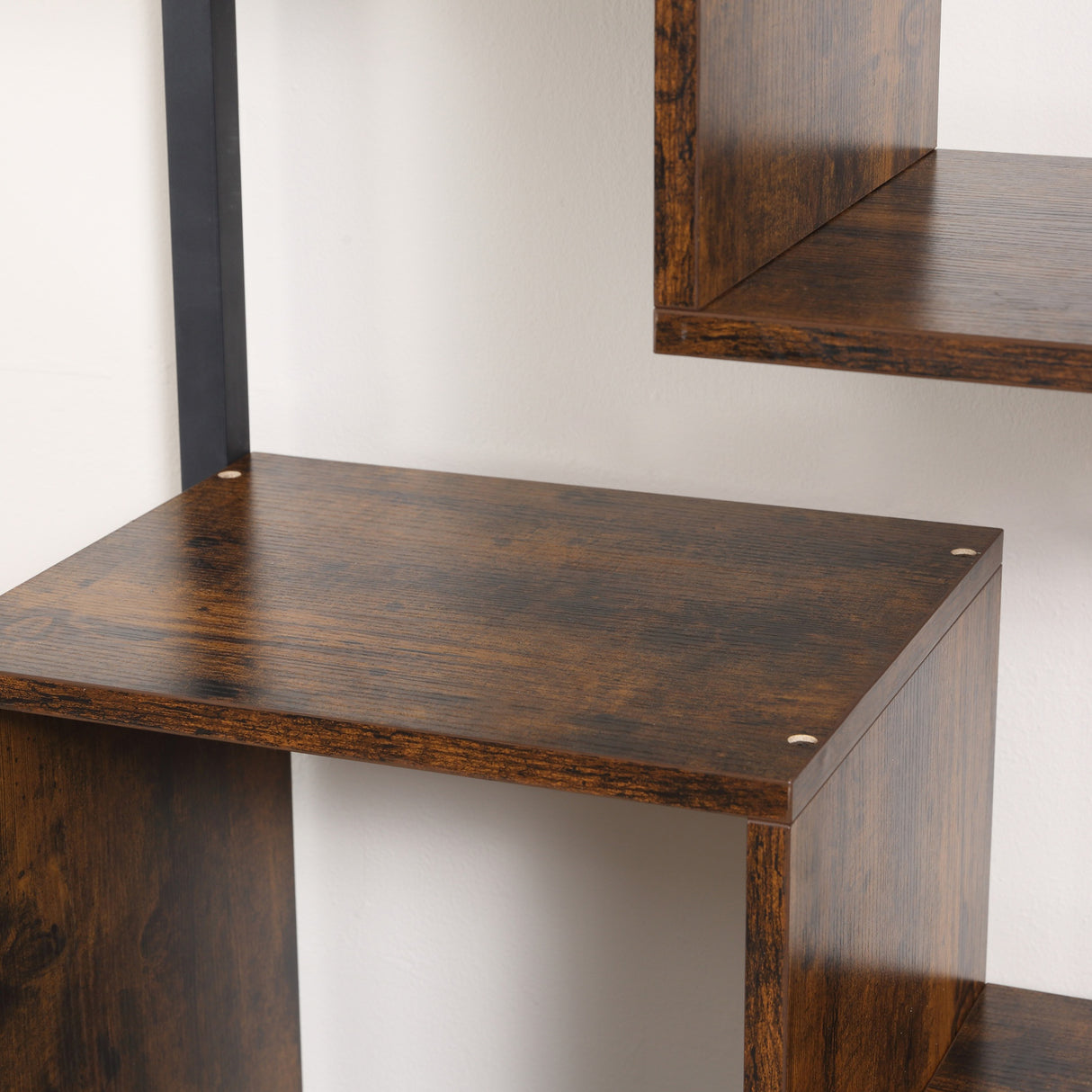 easycomfort easycomfort mobile libreria scaffale in stile industriale con armadietto a 2 ante scaffale salvaspazio a 8 ripiani per casa e ufficio 70x30x180cm marrone