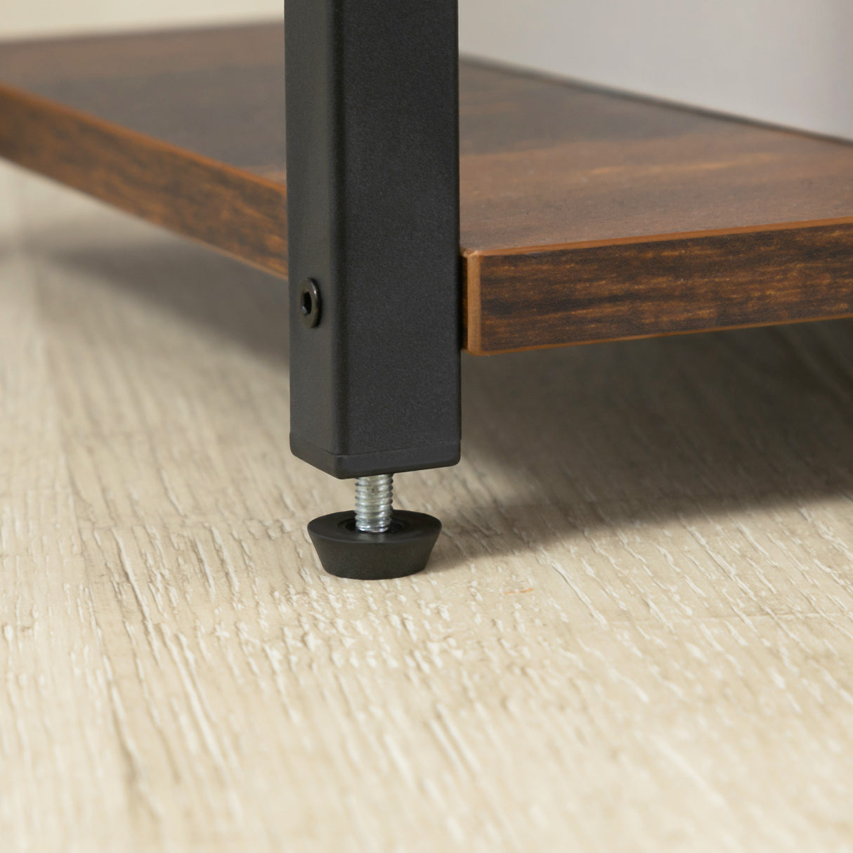 easycomfort easycomfort libreria stile industriale con 4 ripiani e 2 armadietti 90x30x159 5cm nero e marrone