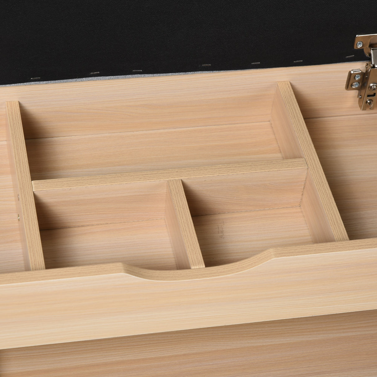 easycomfort easycomfort scarpiera 2 in 1 panca in legno con seduta imbottita e scomparto nascosto per entrataingresso 80 x 30 x 48cm ean 8054111843256