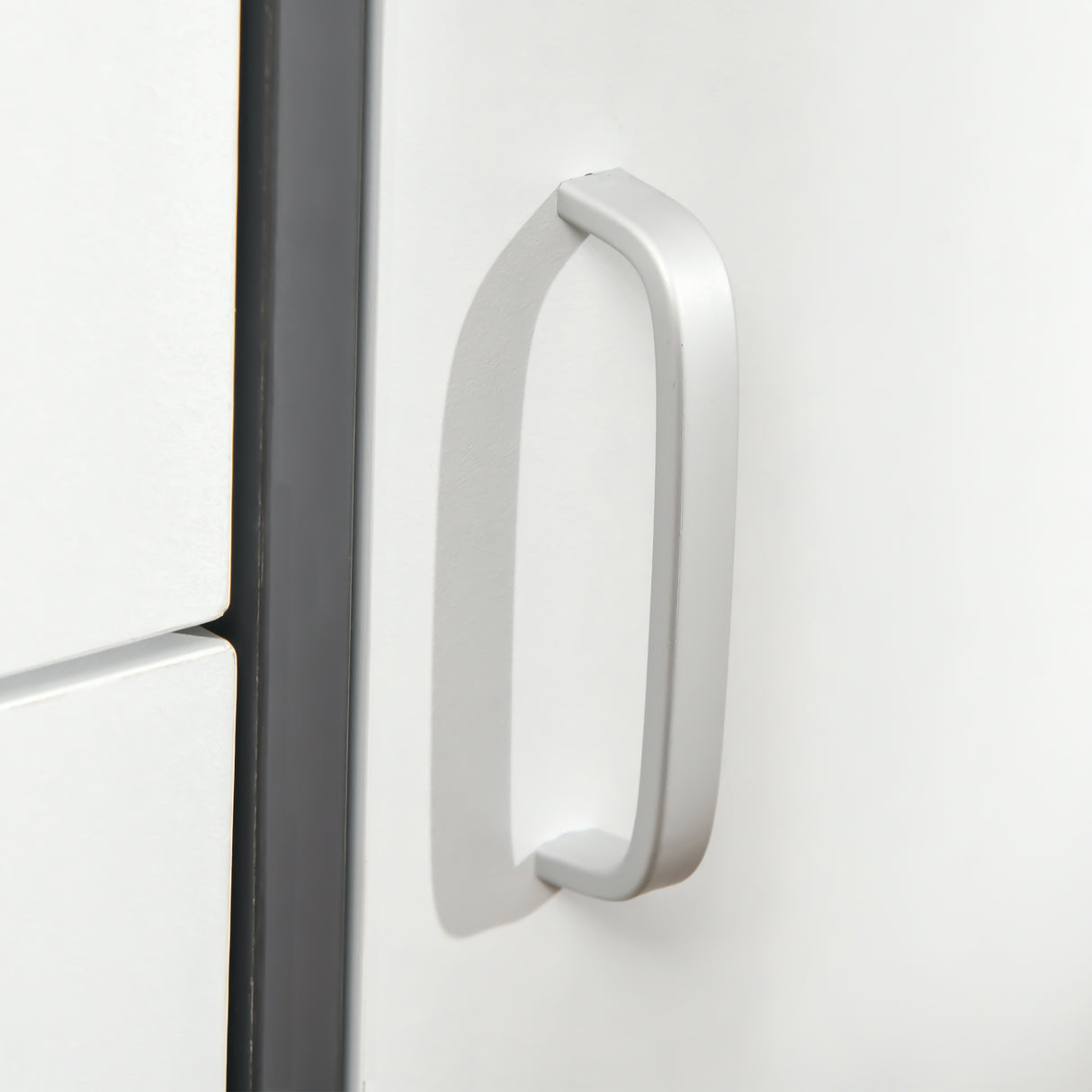 easycomfort easycomfort scarpiera salvaspazio per 8 paia di scarpe con 2 ante e armadietto 80x25 5x112 5cm grigio e bianco