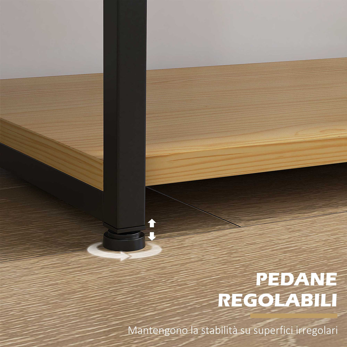 easycomfort easycomfort scaffale libreria a 10 livelli stile industriale in truciolato e acciaio 111 5x32x170 cm