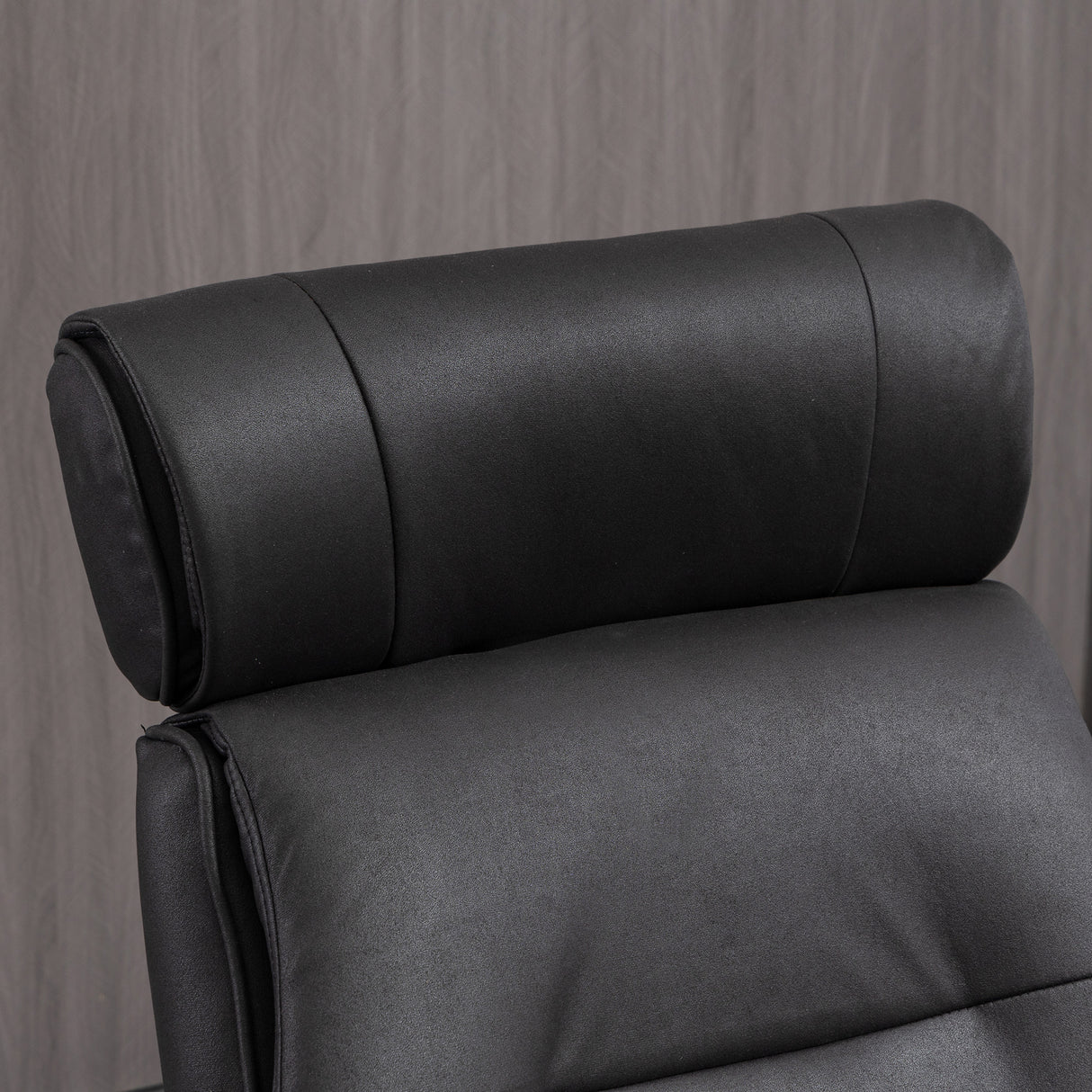 easycomfort easycomfort poltrona reclinabile con poggiatesta regolabile e seduta imbottita in acciaio e legno 84x83x103 cm