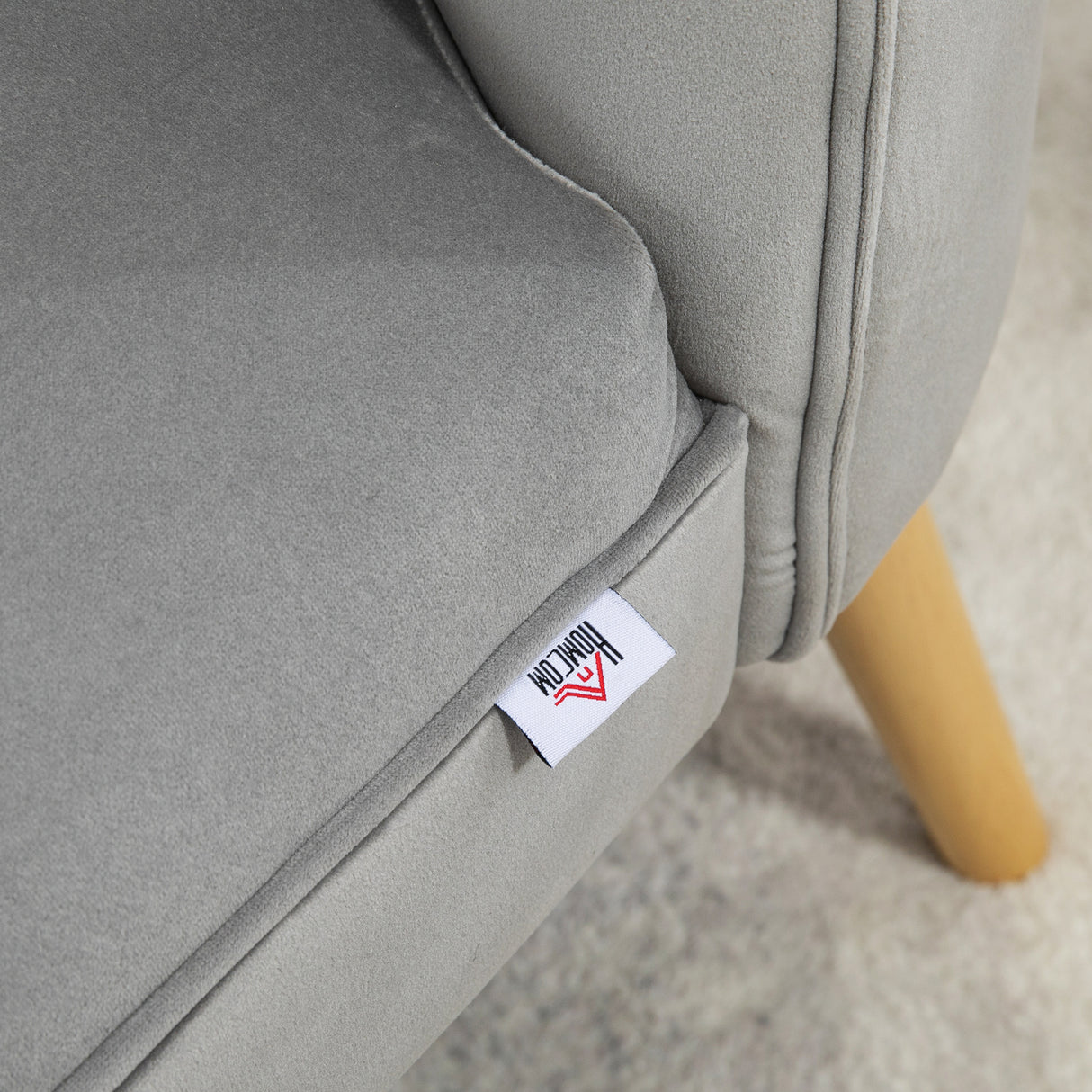 easycomfort easycomfort sedia moderna per soggiorno e sala da pranzo con seduta imbottita e tessuto vellutato 60x66x79 cm grigia