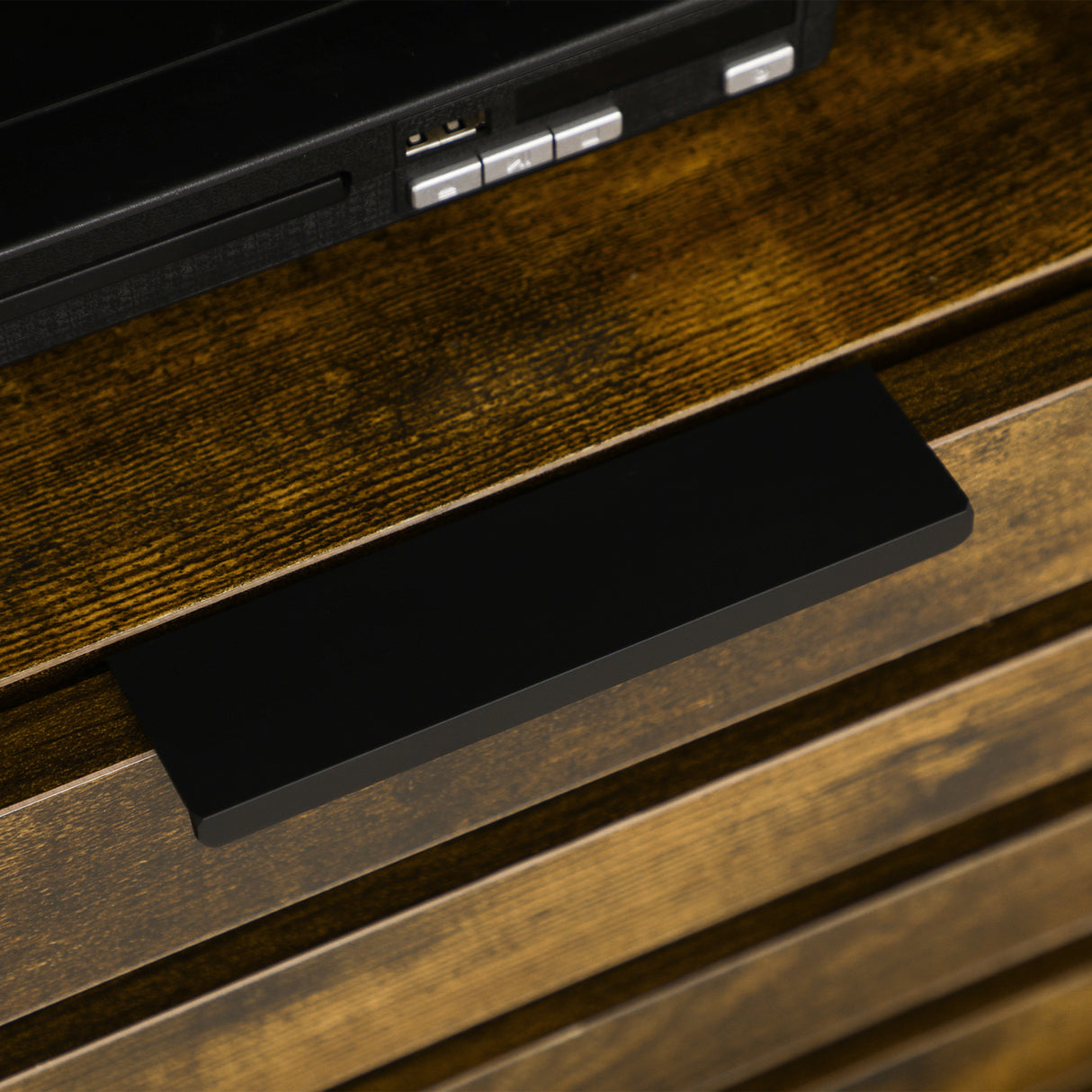 easycomfort easycomfort mobile tv 65 max con 3 cassetti 2 armadietti e foro passacavi in truciolato 140 4x36x55 cm marrone