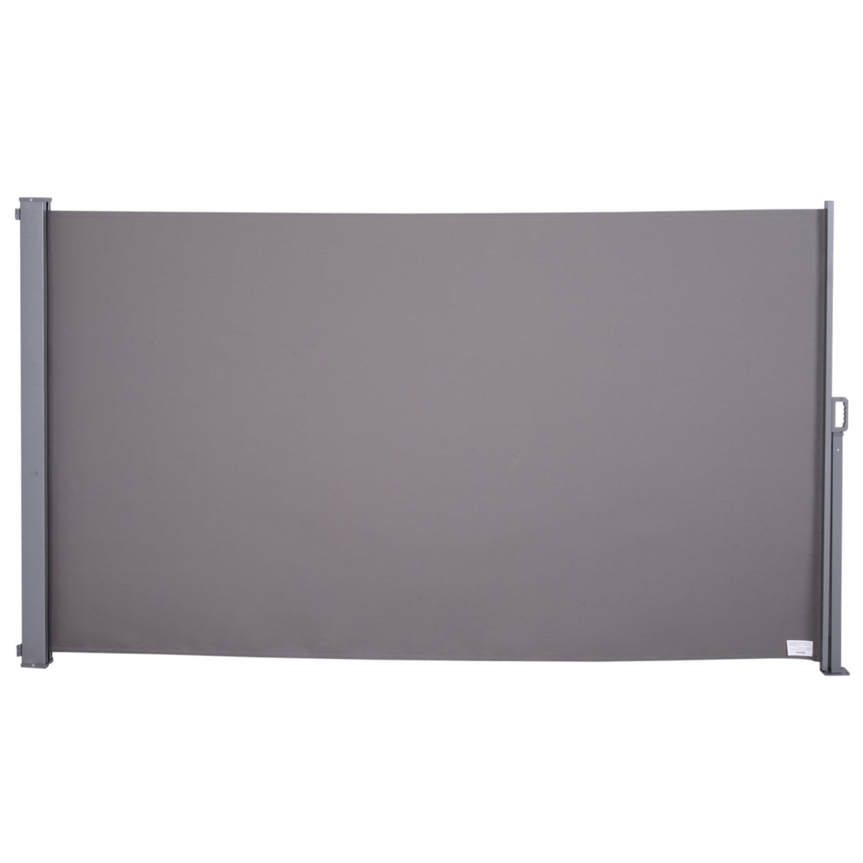 easycomfort easycomfort tenda da sole laterale e avvolgibile protezione vento privacy 3x1.6m grigio