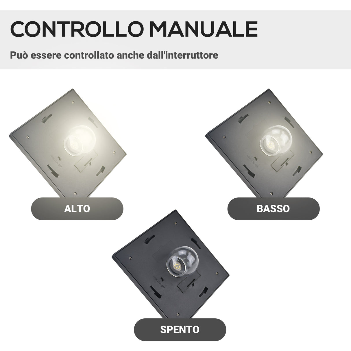 easycomfort lampione da giardino led a energia solare nero 182.5cm