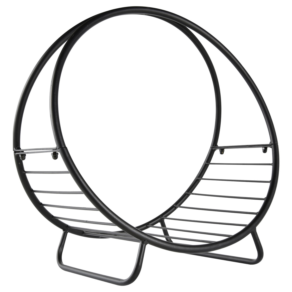 easycomfort easycomfort portalegna in ferro per interni ed esterni nero