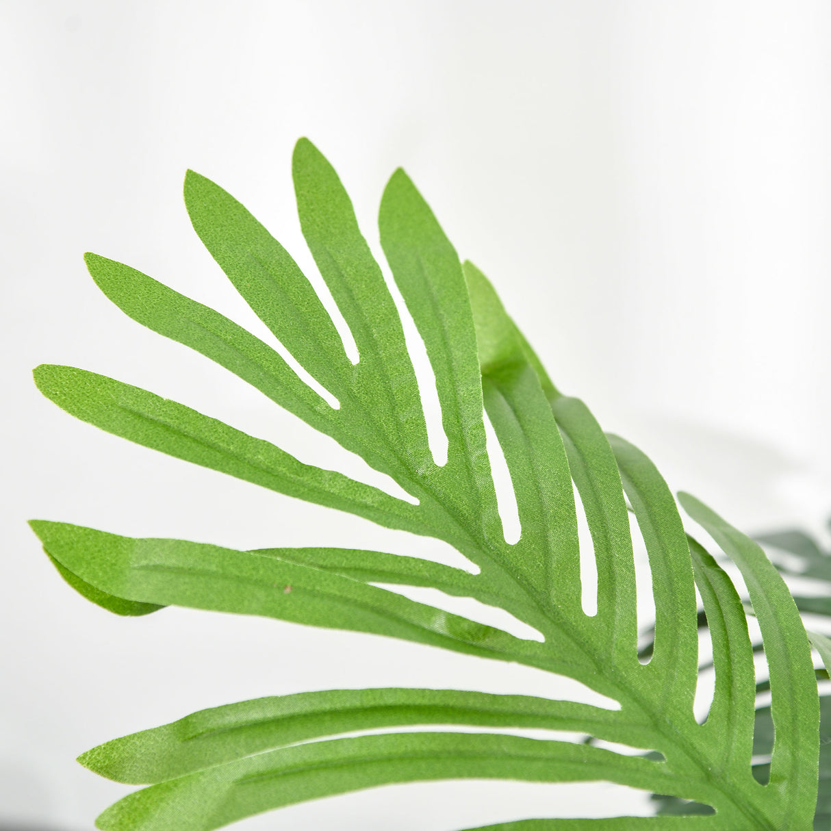 easycomfort easycomfort palma in plastica decorativa pianta tropicale finta con vaso