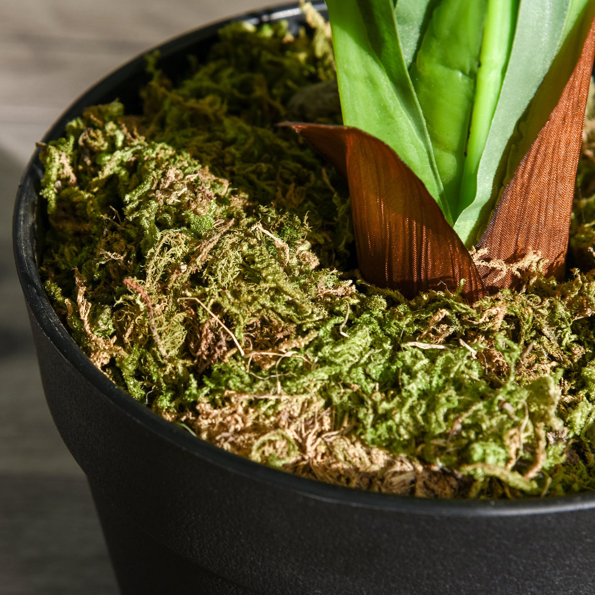 easycomfort easycomfort pianta tropicale decorativa dracena finta in plastica con vaso