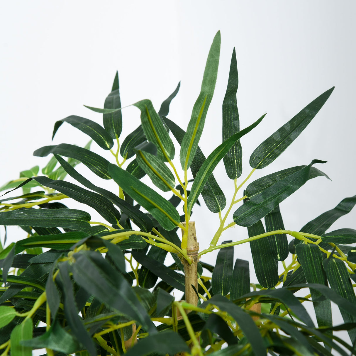 easycomfort bambu artificiale con vaso per interno ed esterno 18x150cm