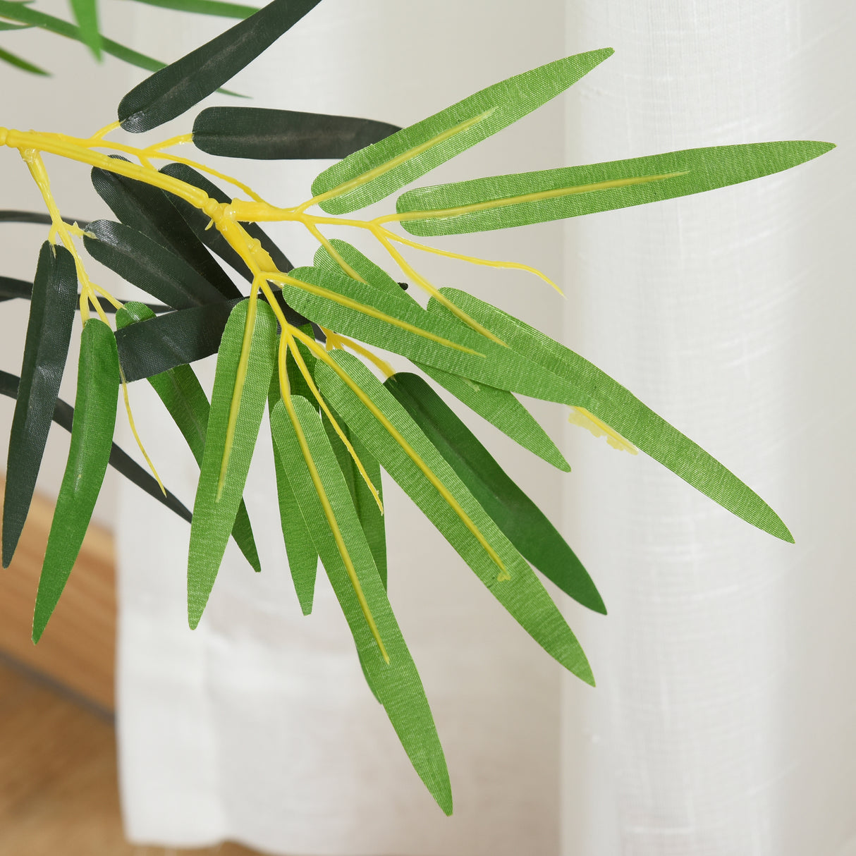 easycomfort bambu in vaso artificiale pianta finta decorazione per interno ed esterno altezza 120cm verde