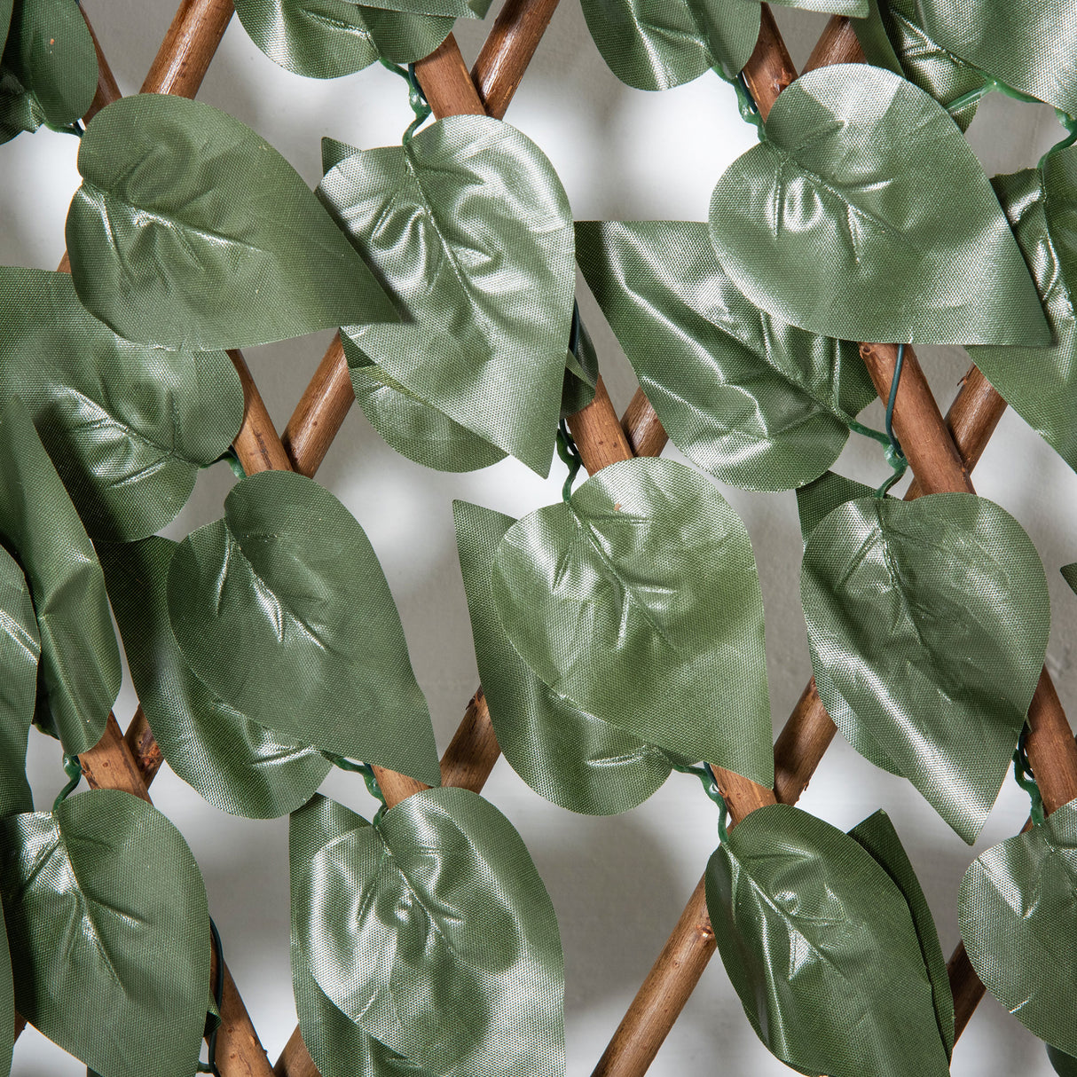 easycomfort finta siepe 8 pezzi parete verde estensibile per esterni in legno e poliestere 200x100cm