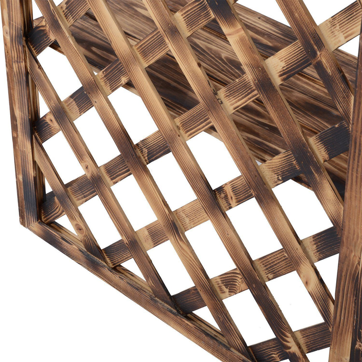 easycomfort easycomfort scaffalatura fioriera per piante a 3 ripiani in legno di abete 80x40x150cm