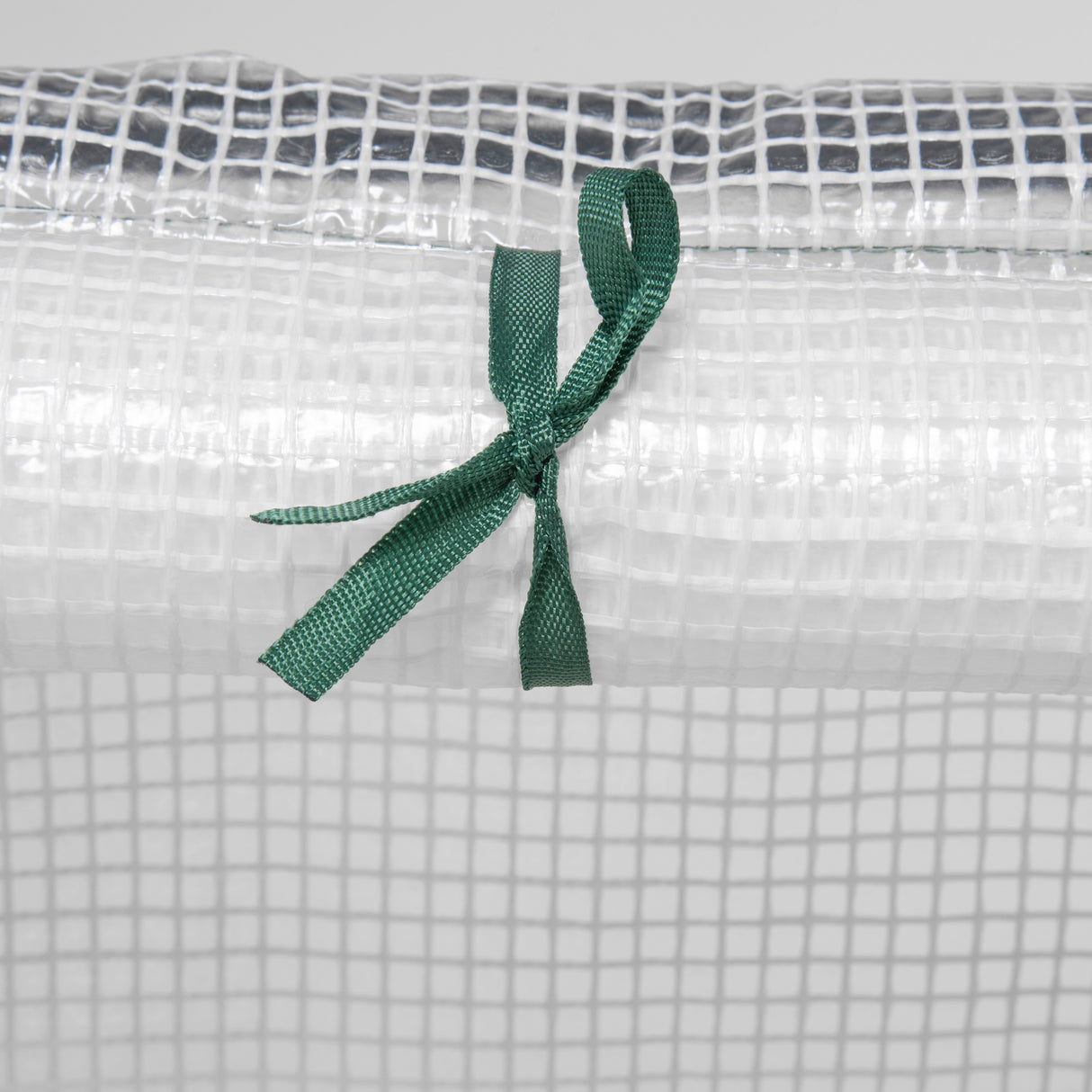 easycomfort serra da giardino con copertura in pe rinforzato e telaio in acciaio 180x90x90cm bianco