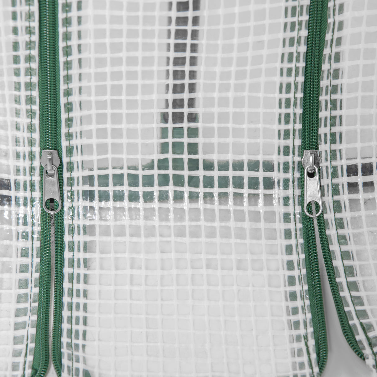 easycomfort serra da giardino con copertura in pe rinforzato e telaio in acciaio 180x90x90cm bianco