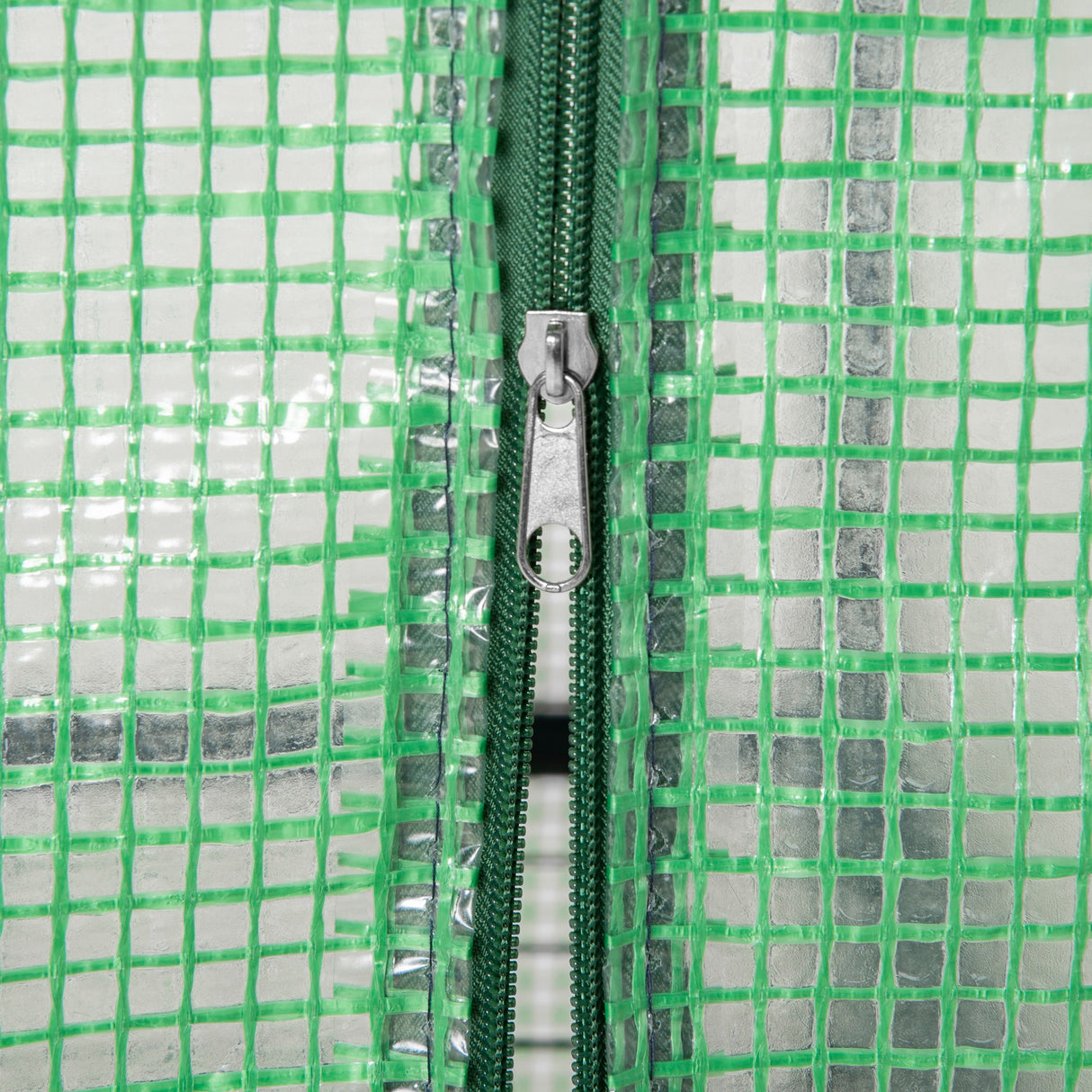 easycomfort serra per piante verticale con scaffale a 4 ripiani in acciaio e pe verde scuro 70x50x160cm