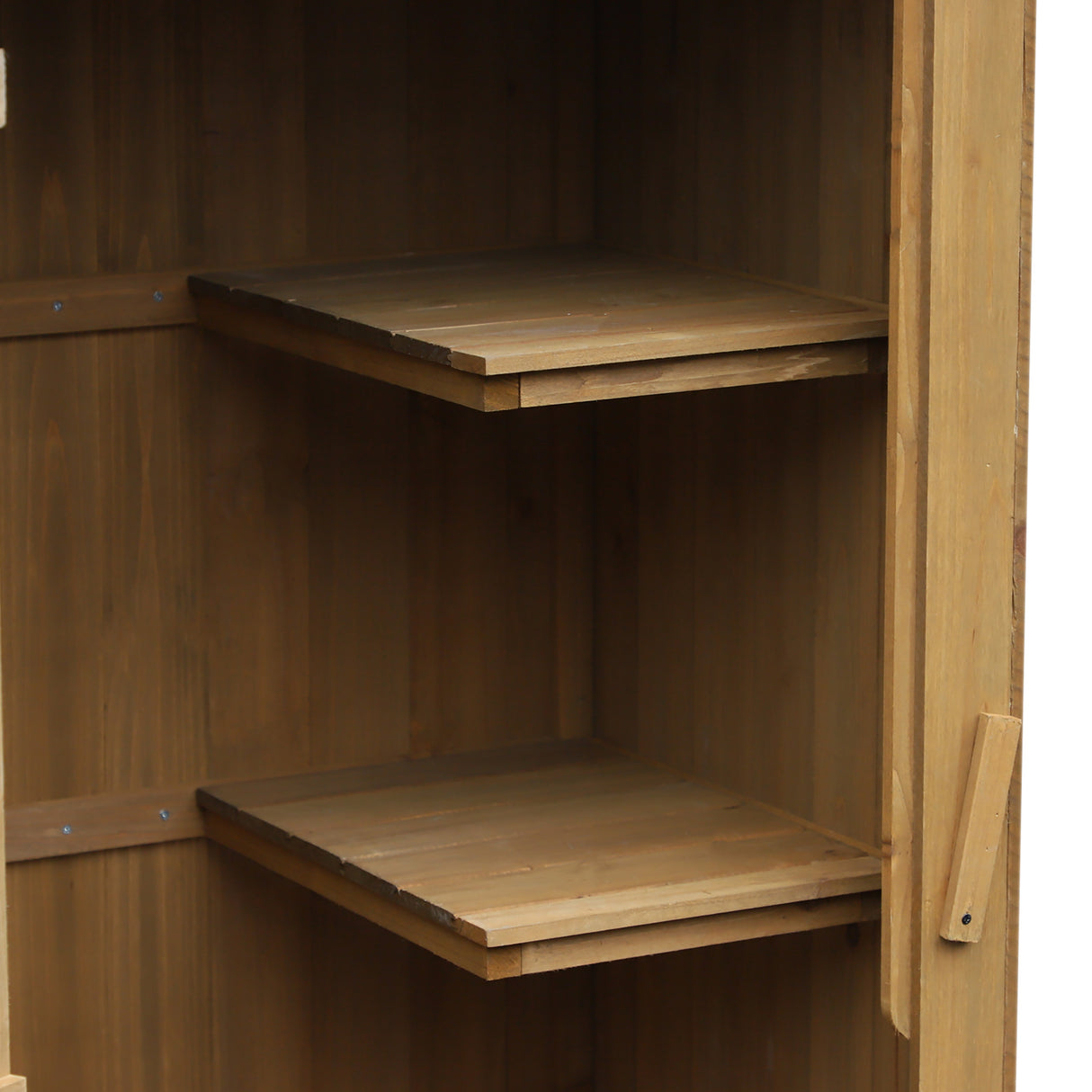 easycomfort easycomfort casetta porta attrezzi da giardino in legno impermeabile con porte e mensole