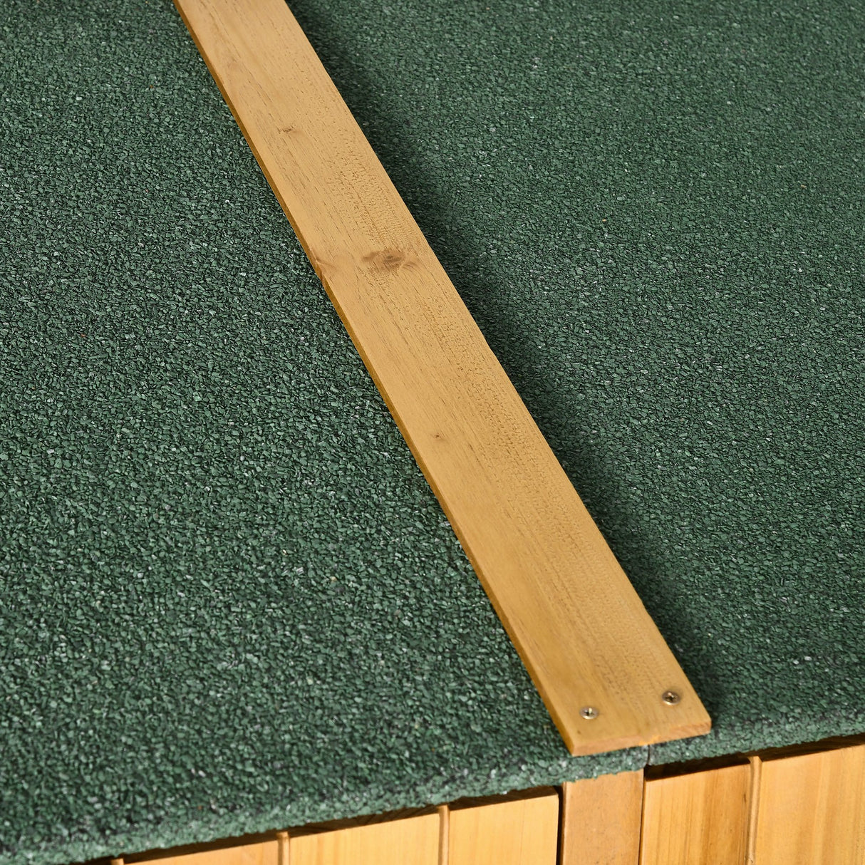 easycomfort easycomfort casetta da giardino in legno a 2 ante con sgabello alto a 2 ripiani e tetto idrorepellente 140x75x157 cm