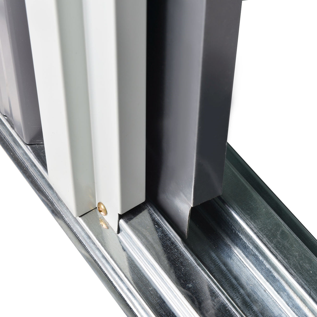 easycomfort easycomfort casetta porta attrezzi 1 porta scorrevole tetto inclinato acciaio nero