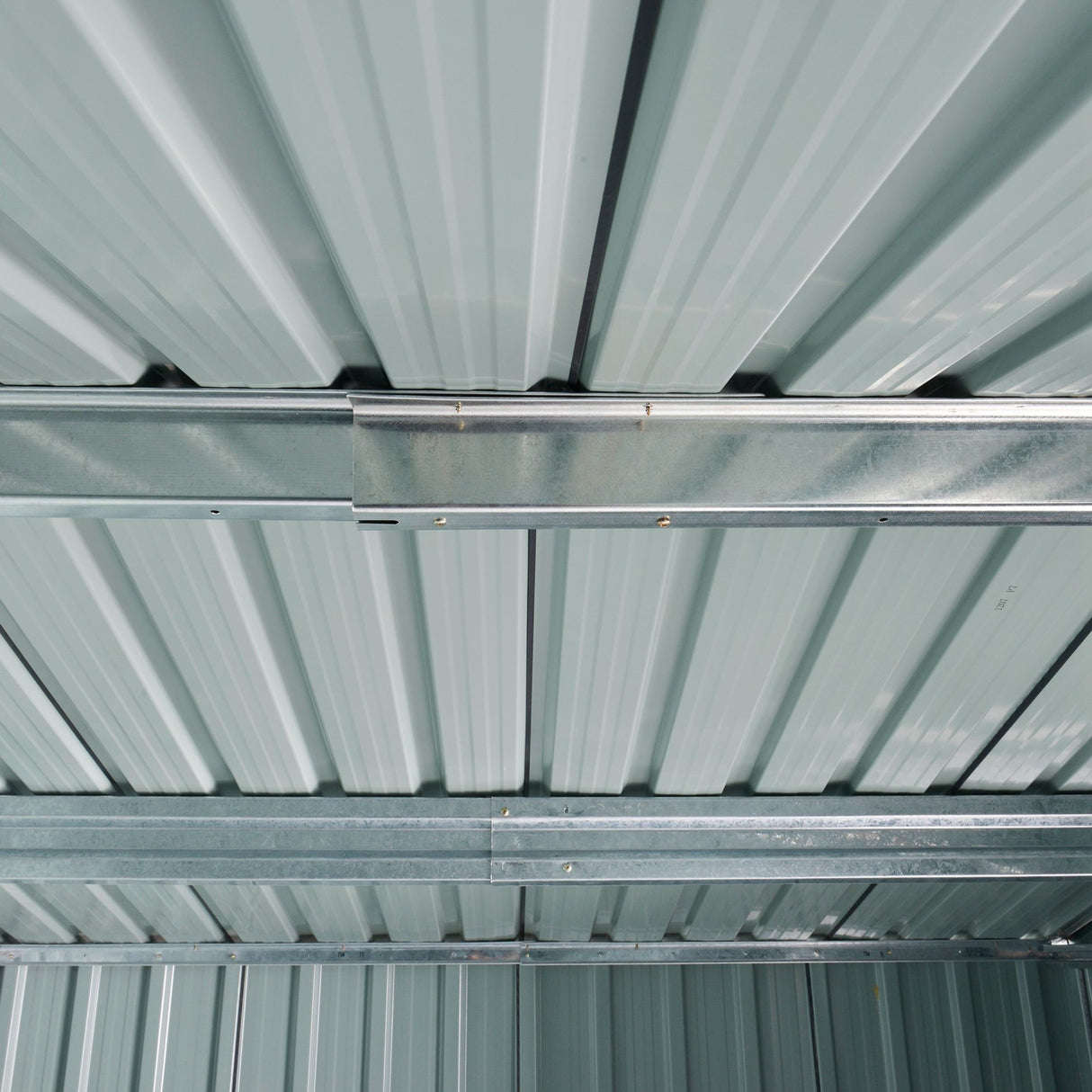 easycomfort capanno porta attrezzi 2 porte scorrevoli griglie ventilazione acciaio