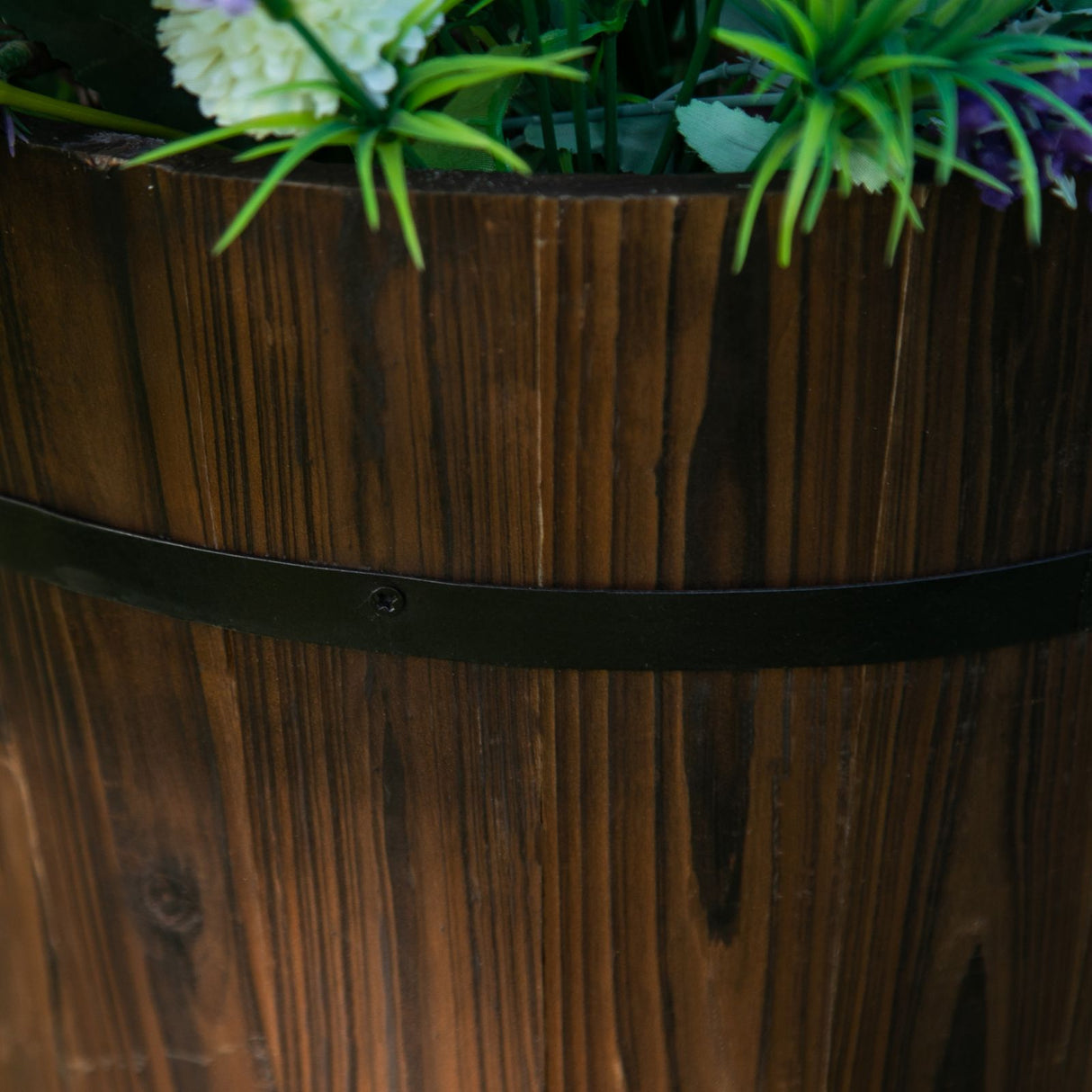 easycomfort easycomfort set 3 vasi per piante in legno dimensioni varie per giardino e interni