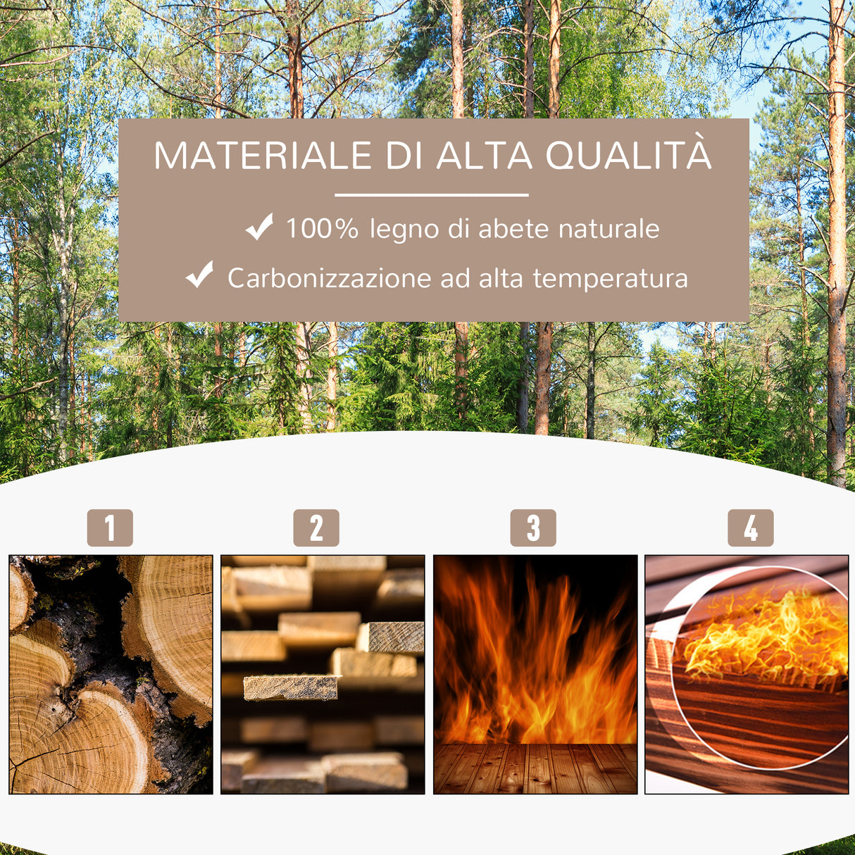 easycomfort scaffale per piante da esterno a 4 ripiani con decorazione a mulino 76x30x90 cm