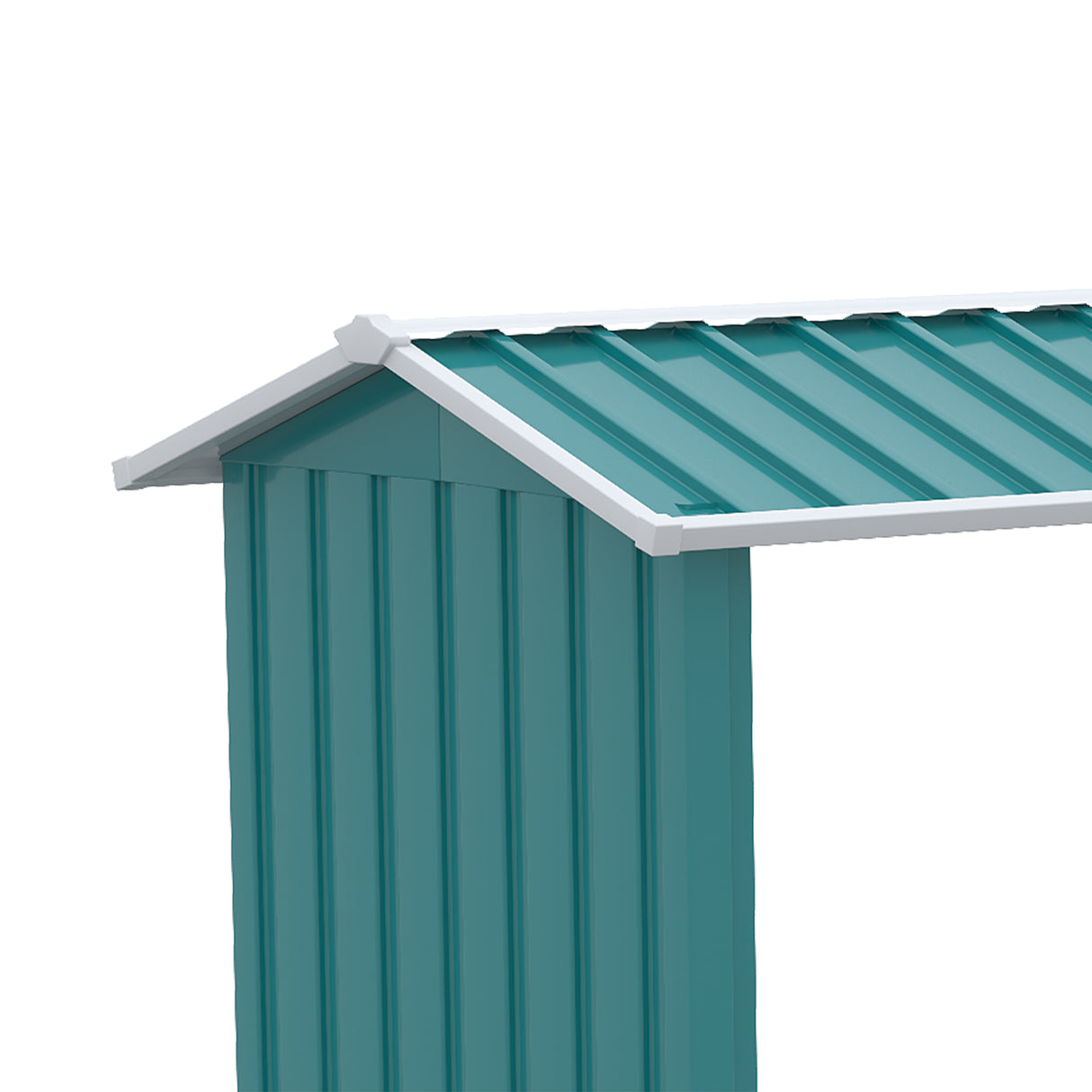 easycomfort easycomfort legnaia con struttura in acciaio galvanizzato e base rialzata 240x 86x160cm verde