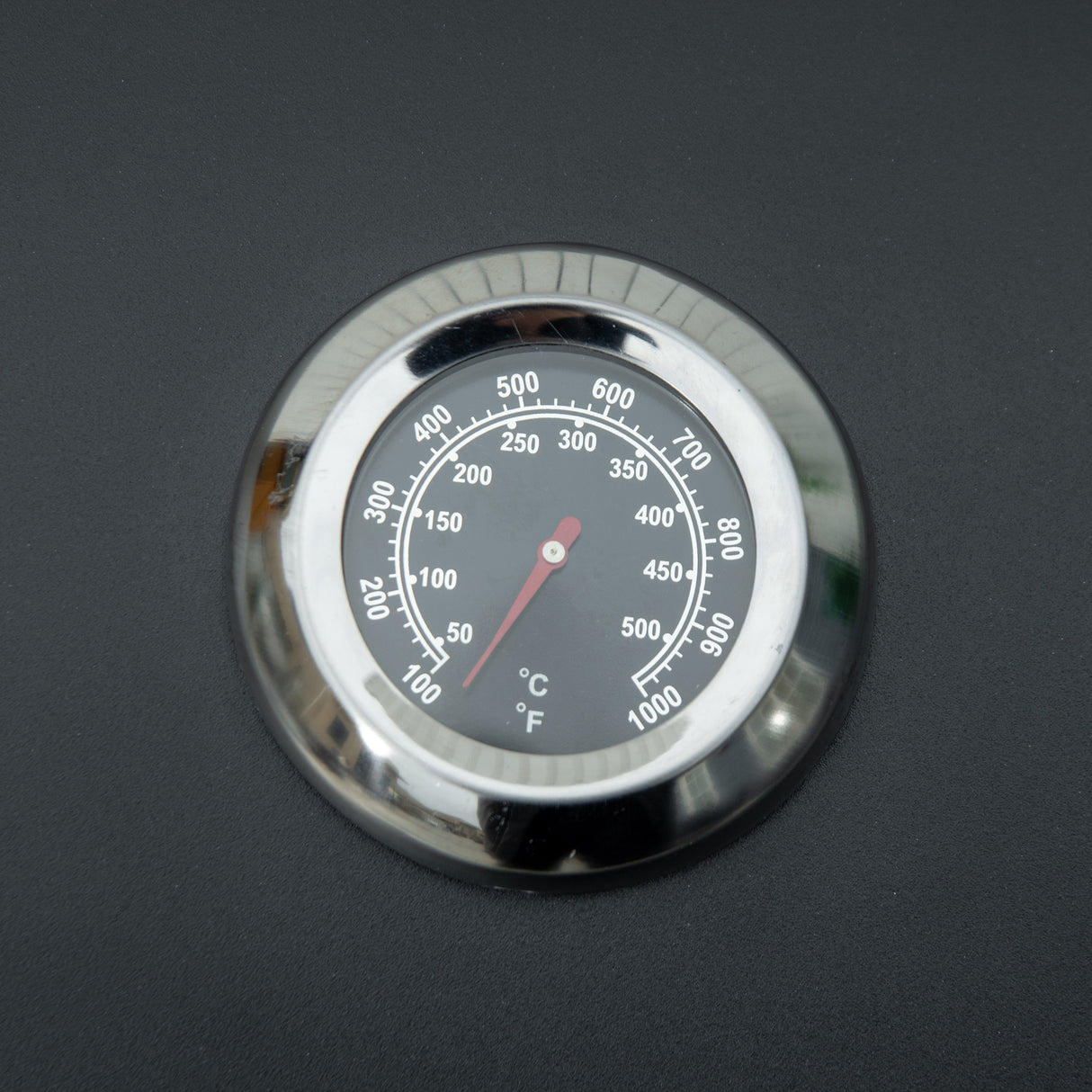 easycomfort barbecue a gas pieghevole con coperchio termometro e 2 bruciatori in acciaio 55x46.5x41cm nero