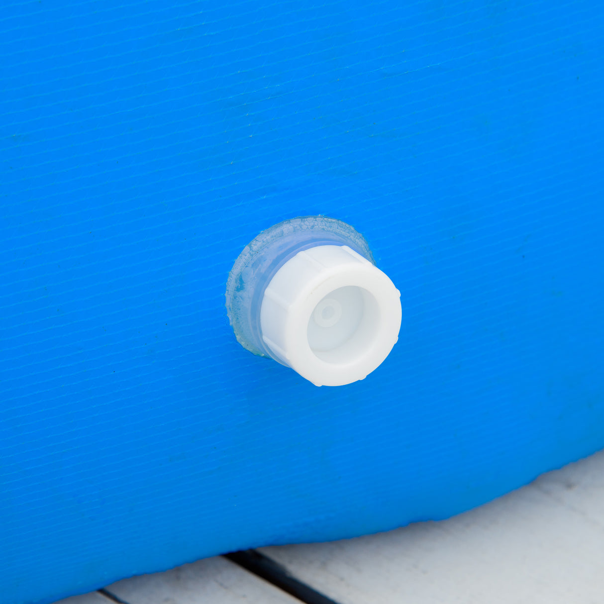 easycomfort piscina gonfiabile da giardino per 3 4 persone in pvc a 3 strati con valvola di scarico e pompa manuale inclusa 274x76cm blu