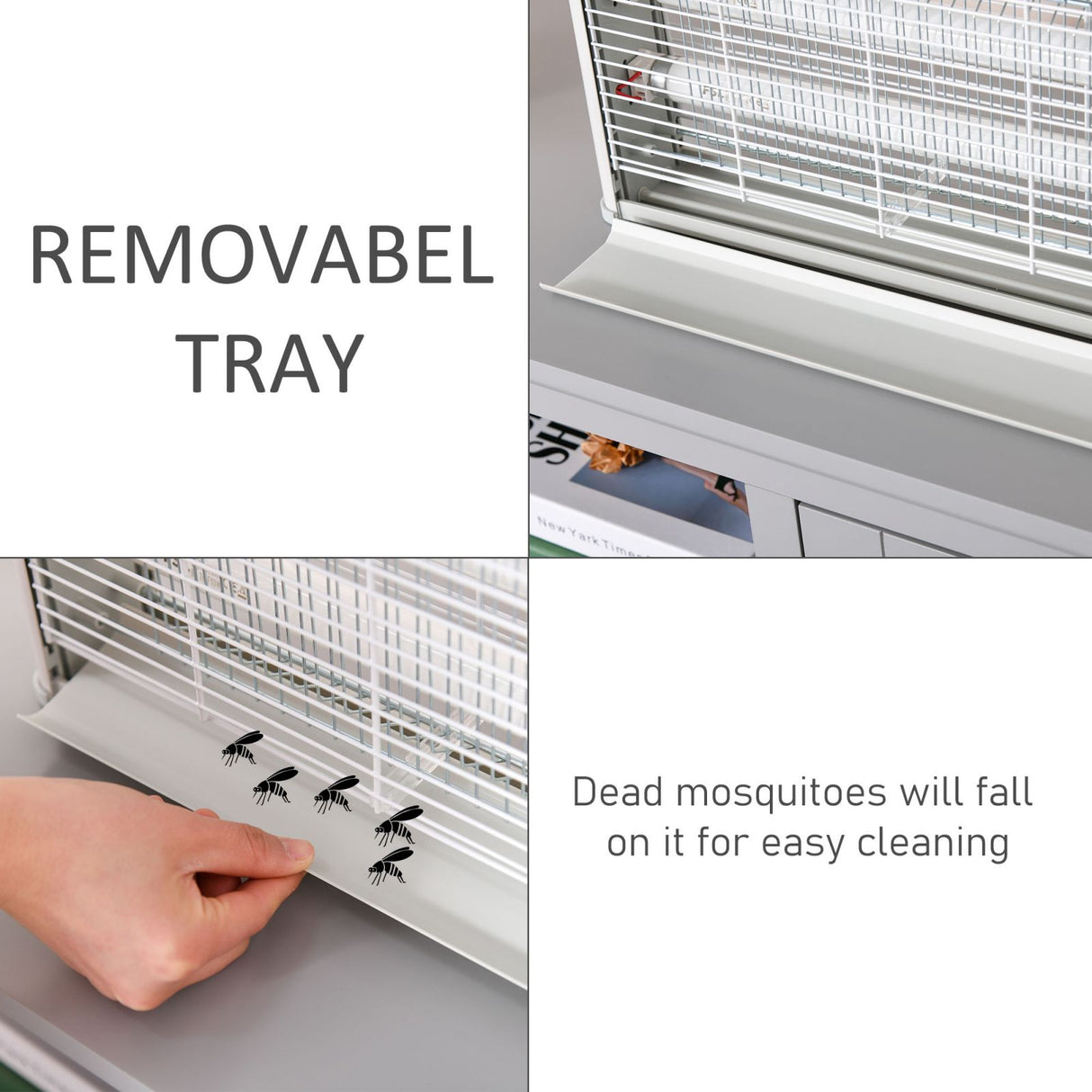 easycomfort easycomfort zanzariera elettrica 20w elettroinsetticida da esterno e interno con lampada antizanzare a led per 60m