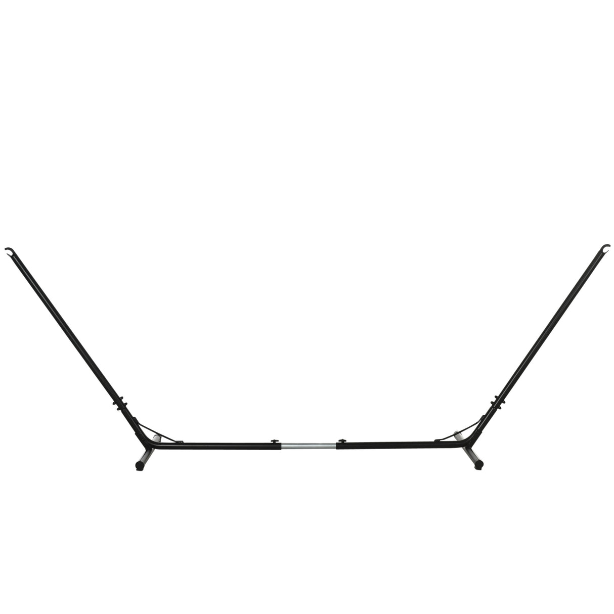 easycomfort easycomfort supporto struttura portante per amaca regolabile max. 150 kg nero 308 380x108x120cm