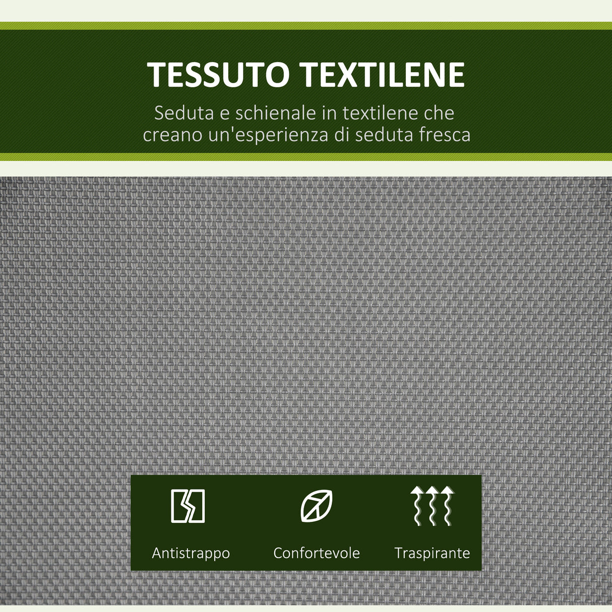 easycomfort dondolo a 2 posti da giardino con tettuccio regolabile 140x118x162cm grigio