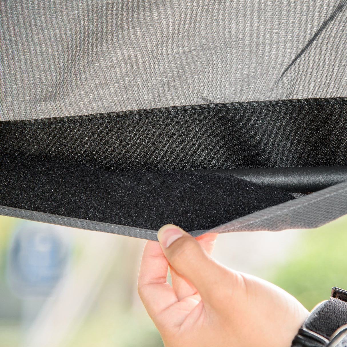 easycomfort dondolo a 2 posti da giardino con tettuccio regolabile 140x118x162cm grigio