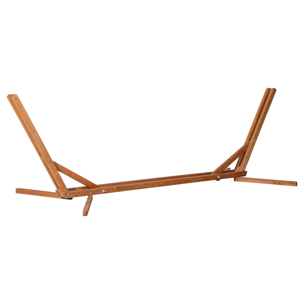 easycomfort supporto amaca 4m pieghevole e regolabile su 3 livelli in legno