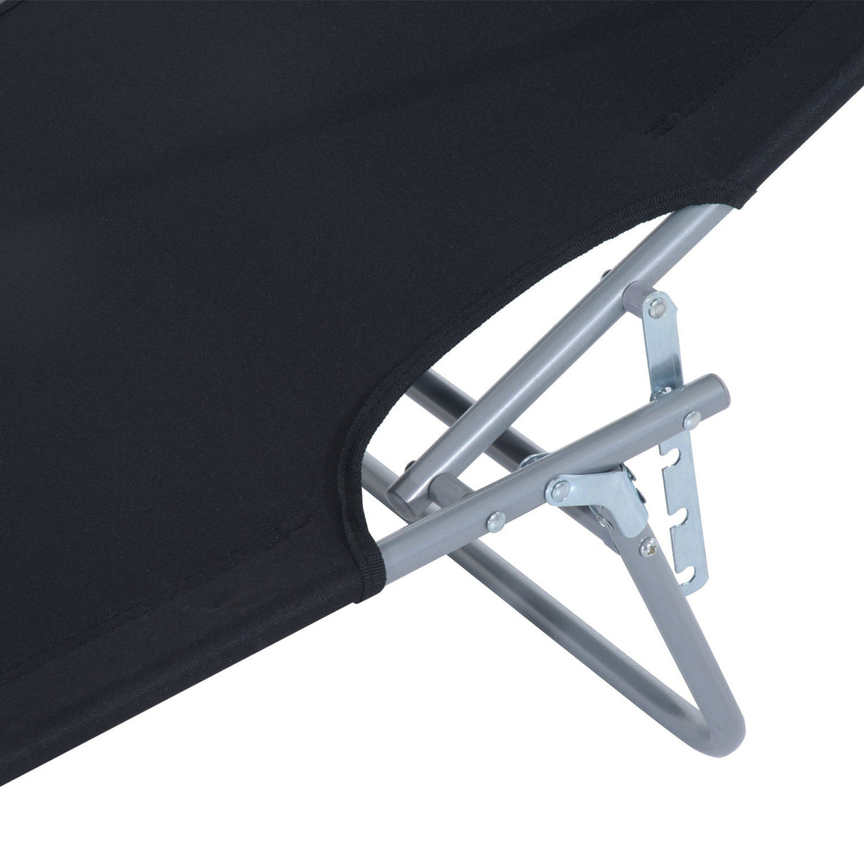 easycomfort easycomfort sdraio prendisole con tettuccio pieghvole schienale reclinabile nero