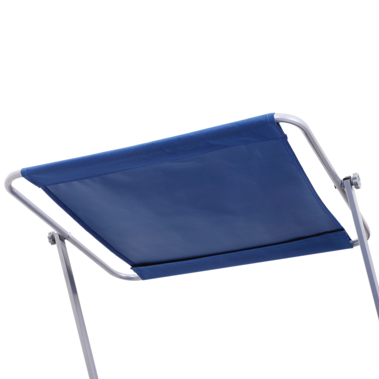 easycomfort easycomfort lettino prendisole da giardino sdraio pieghevole con tettuccio blu