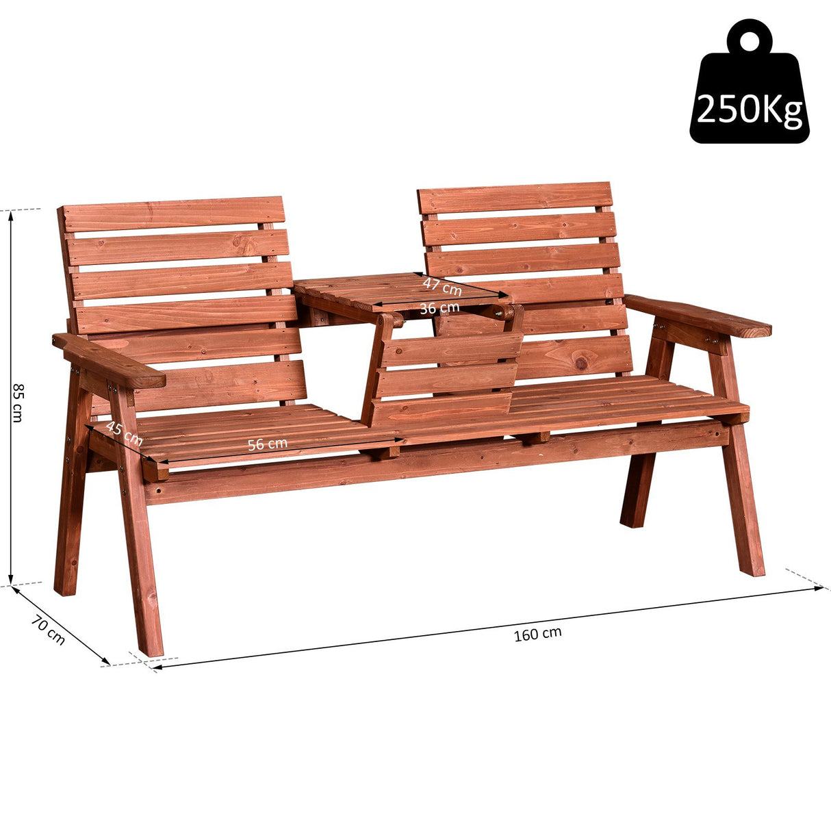 easycomfort easycomfort panchina in legno da giardino abete 2 3 posti convertibile 160x70x85cm