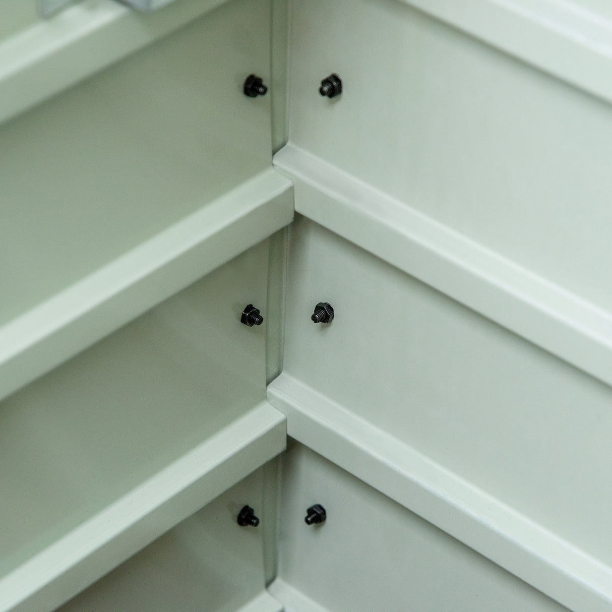 easycomfort easycomfort panca baule contenitore da giardino con chiave cassapanca moderna in acciaio grigio 120x62x62cm