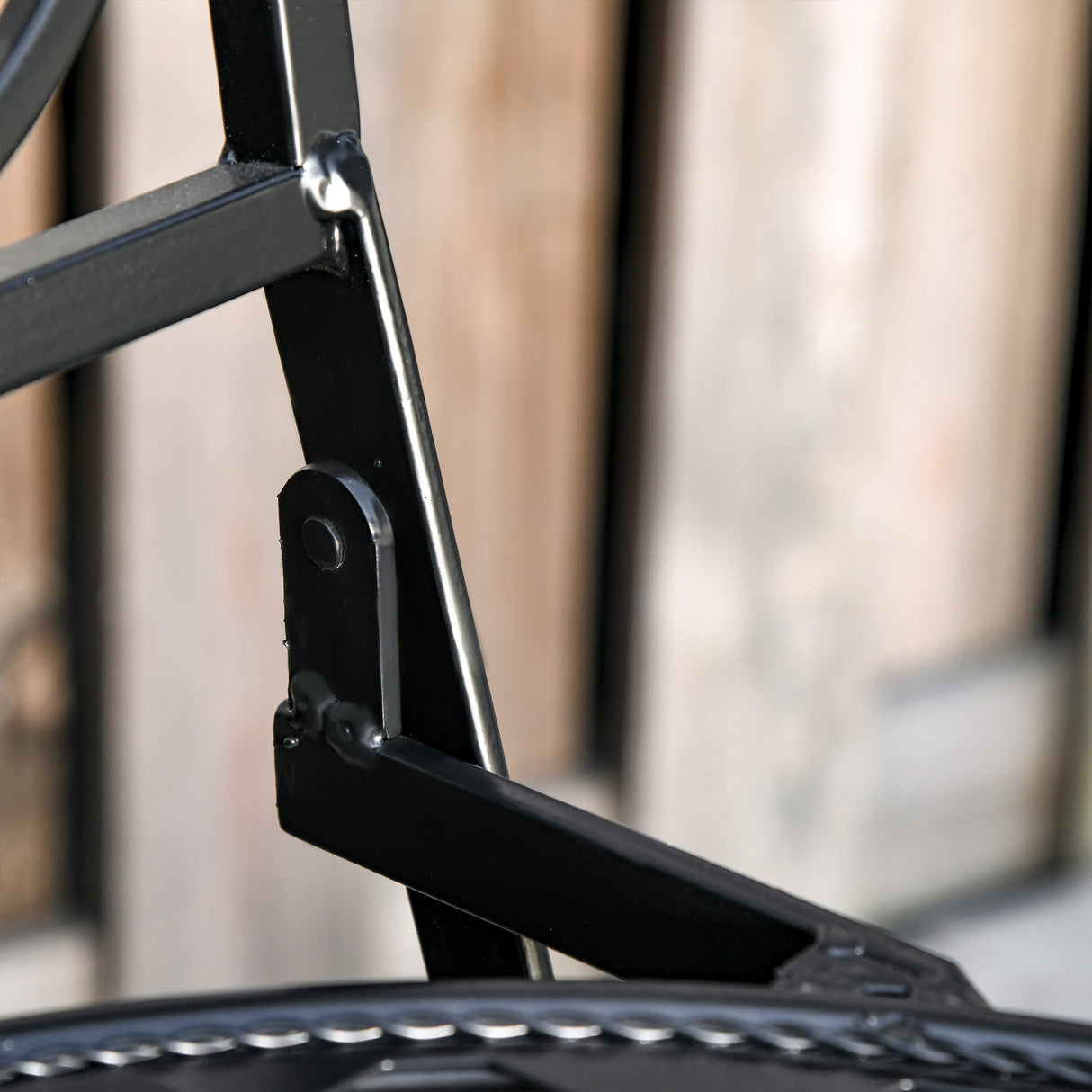 easycomfort easycomfort set tavolo e sedie da balcone 3 pezzi set da giardino pieghevoli in metallo con maioliche colorate multicolore