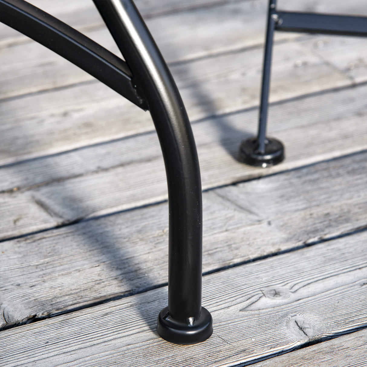 easycomfort easycomfort set tavolo e sedie da balcone 3 pezzi set da giardino pieghevoli in metallo con maioliche colorate multicolore