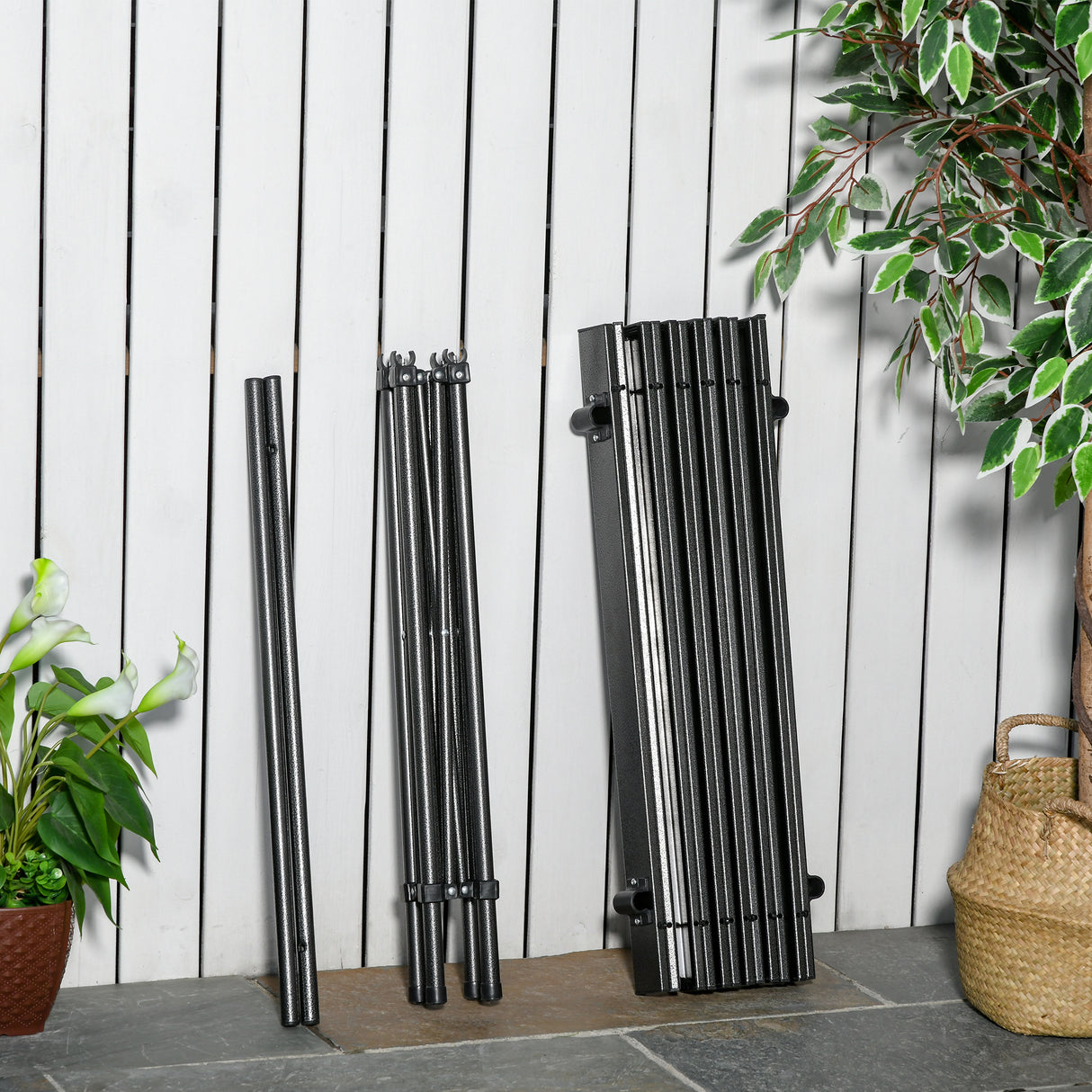 easycomfort easycomfort tavolo da campeggio pieghevole e arrotolabile con borsa da viaggio nera