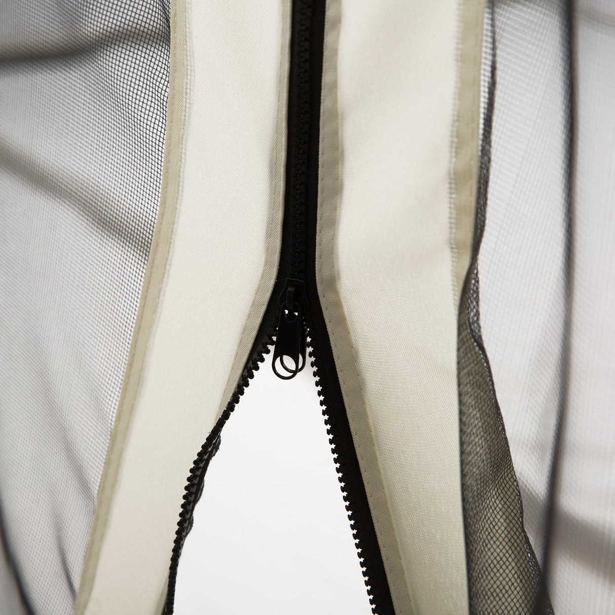 easycomfort zanzariera per gazebo tende di ricambio universale con cerniere 335x207cm nero beige