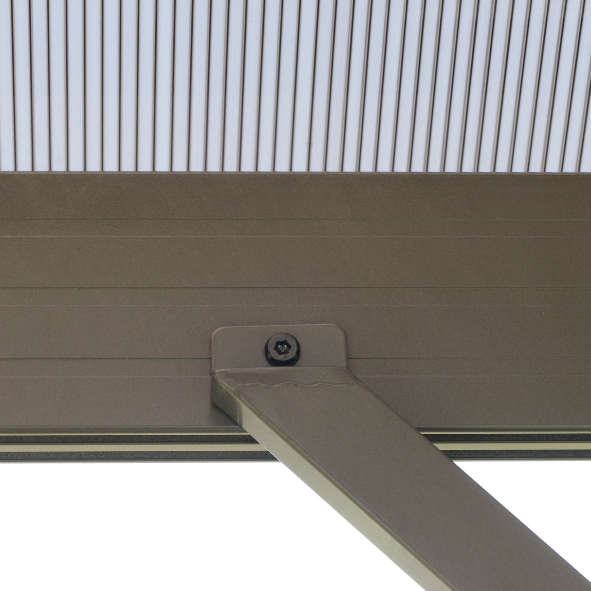 easycomfort gazebo da giardino 3x3m con tetto in policarbonato e zanzariere caffe e khaki