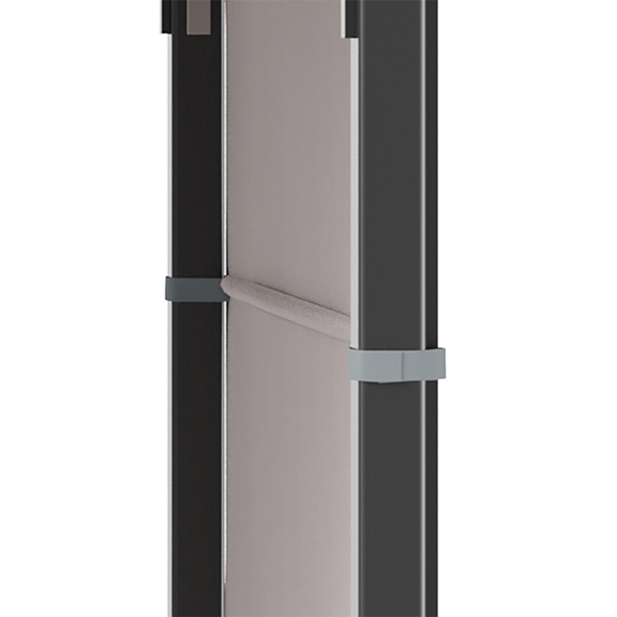 easycomfort gazebo da giardino 3x3 m con tenda parasole laterale altezza 288 cm cachi